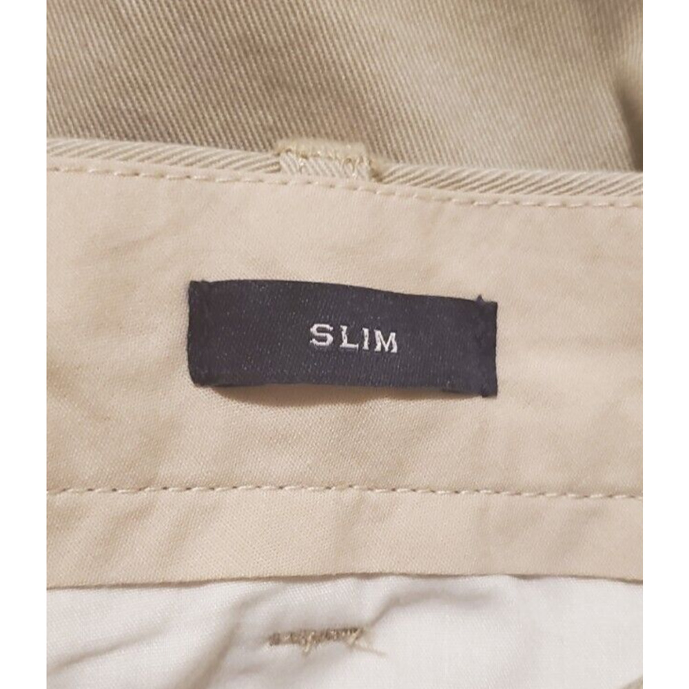 J Crew Flex Slim Fit Pants Khaki Chino Straight Leg Pockets Men Size 34x34 NEW - Picture 4 of 5